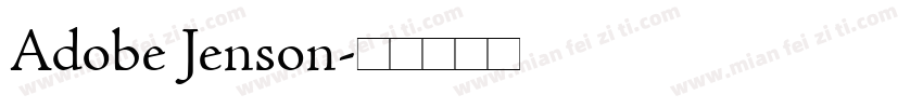 Adobe Jenson字体转换